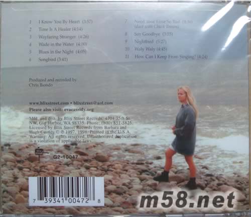 隨心所想 EVA BY HEART(民謠爵士)專輯背面圖片