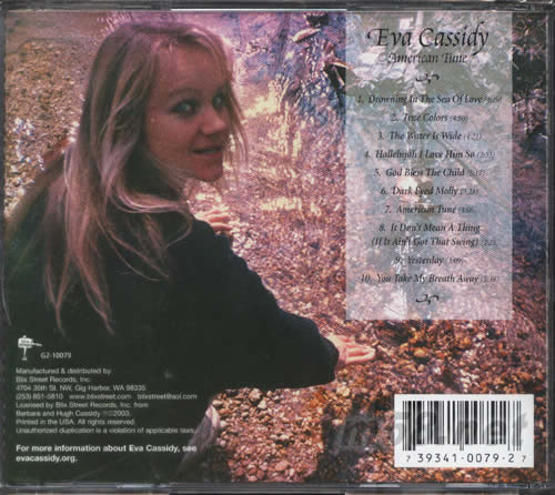 AMERICAN TUNE(民謠爵士)專輯背面圖片