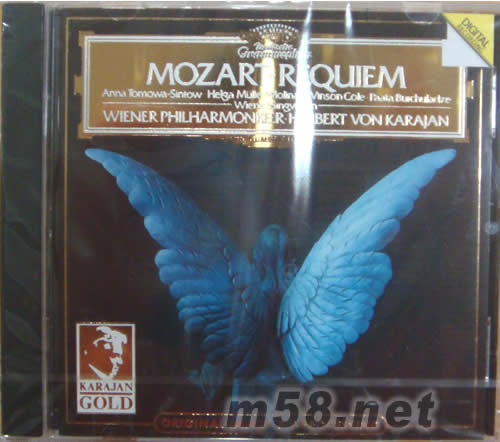 翅膀 MOZART REQUIEM 莫扎特(金裝卡拉揚系列)專輯正面圖片