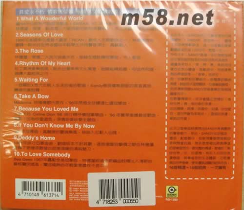 美妙世界專輯背面圖片