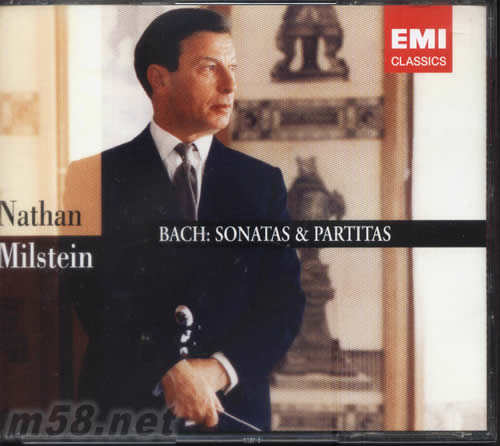 NATHAN MILSTEIN米爾斯坦小提琴演奏:巴赫奏鳴曲與組曲集專輯正面圖片