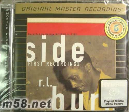 First Recordings 布魯斯音樂大師 羅伯特·李·伯恩賽德GOLD SACD專輯正面圖片