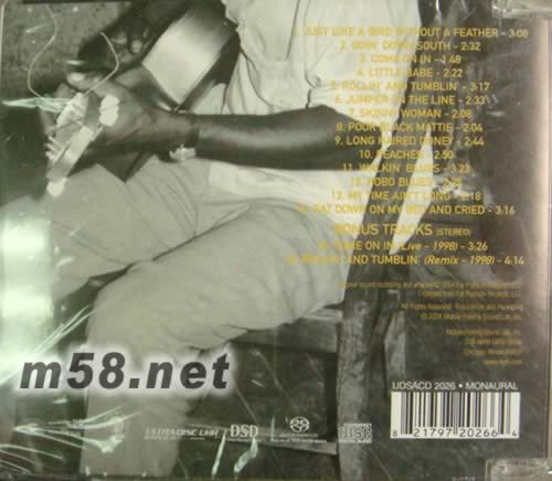 First Recordings 布魯斯音樂大師 羅伯特·李·伯恩賽德GOLD SACD專輯背面圖片