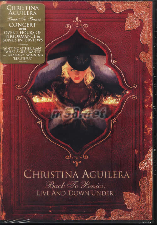 天生歌姬澳洲現場演唱會BACK TO BASICS LIVE AND DOWN UNDER DVD專輯正面圖片