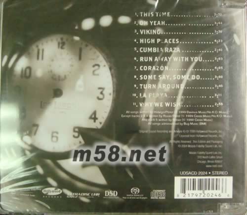 This Time SACD專輯背面圖片