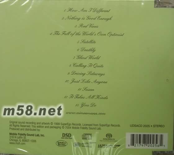 Bachelor No.2 SACD專輯背面圖片