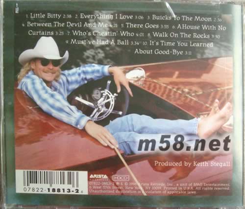 EVERYTHING I LOVE專輯背面圖片