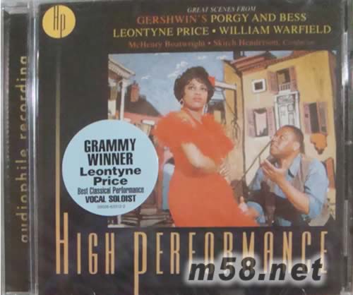 PORGY AND BESS波吉與貝絲(歌劇)(RED SEAL系列)專輯正面圖片