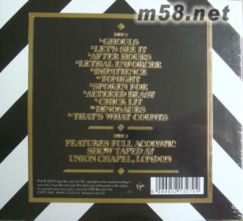 Brain Thrust Mastery專輯背面圖片