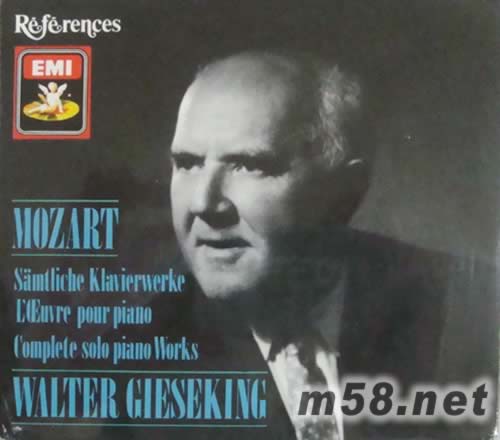 Mozart:Complete Solo Piano Works莫扎特鋼琴獨奏作品集專輯正面圖片