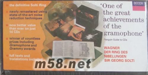Georg Solti指揮WAGNER DER RING DES NIBELUNGEN 指環 (14CD禮盒裝)套裝側面之二圖片