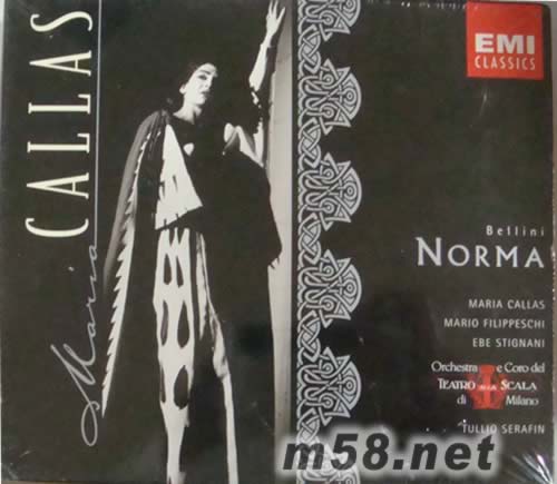 歌劇 諾瑪 貝里尼 諾爾曼NORMA(3CD套裝)專(zhuān)輯正面圖片