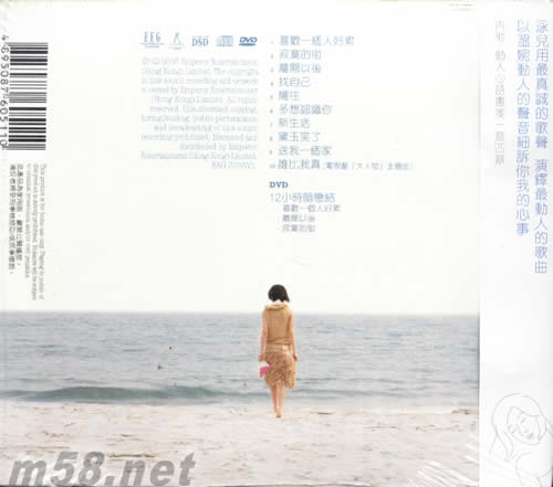 多想認識你(首張國語專輯)專輯背面圖片