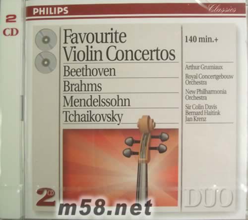 FAVOURITE VOILIN CONCERTOS提琴盛宴(PHILIPS系列)專輯正面圖片