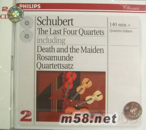舒伯特四首晚期弦樂四重奏 垂死的少女(PHILIPS系列)專輯正面圖片