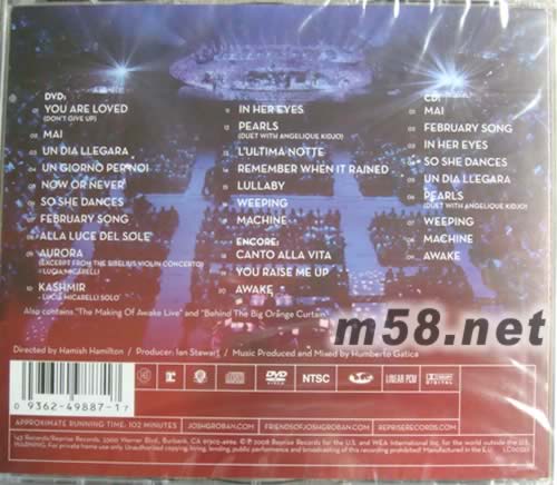 AWAKE LIVE 愛醒了-世界巡回演唱會(huì)影音實(shí)錄專輯背面圖片