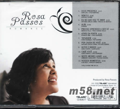 Romance專輯背面圖片