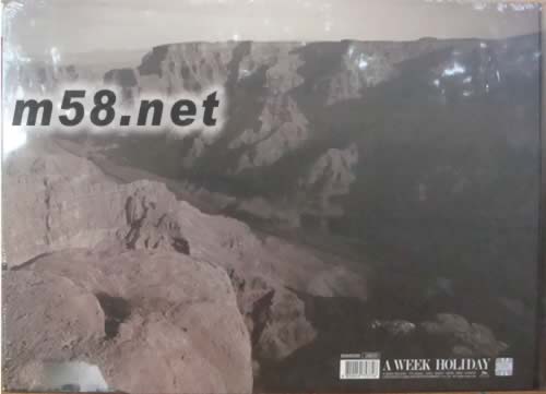 A WEEK HOLIDAY 東方神起2008 PHOTOBOOK(美國西部大型豪華寫真韓版)寫真背面圖片