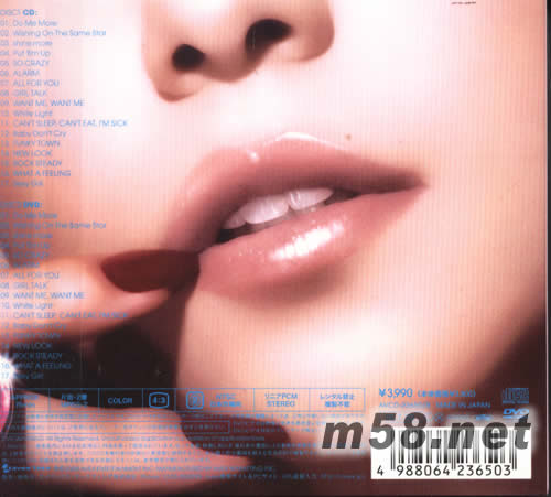 BEST FICTION(CD+DVD日本初回限定盤)專輯背面圖片