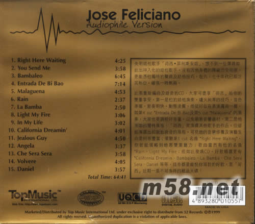 菲利斯安奴發(fā)燒版(超合金CD)專輯背面圖片