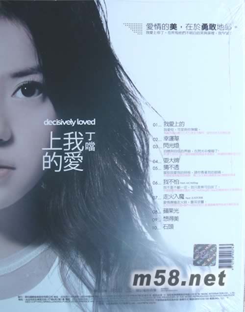 我愛(ài)上的專輯背面圖片