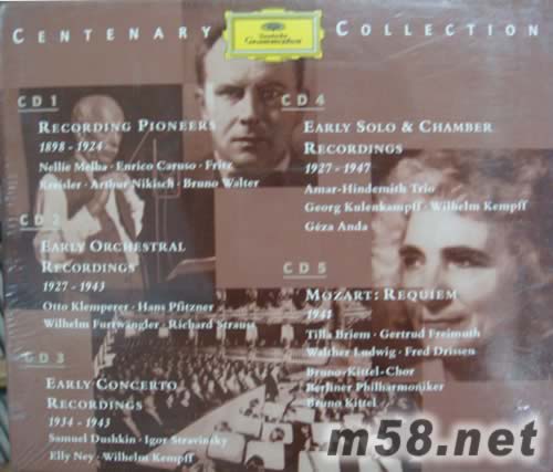 Centenary Collection Vol. 1 - The Early Years 1898 - 1947(5CD套裝)專輯背面圖片