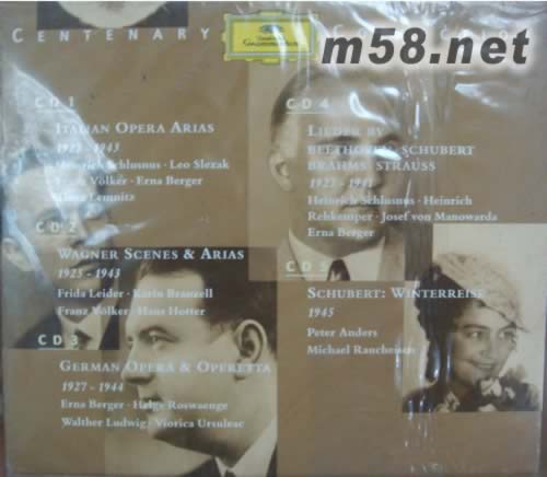 Great Voices of the Early Years(5CD套裝)專輯背面圖片