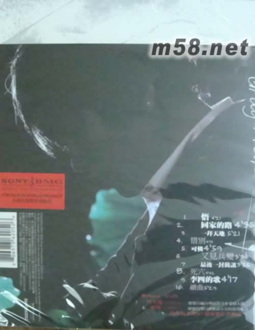 灰色 續曲專輯背面圖片