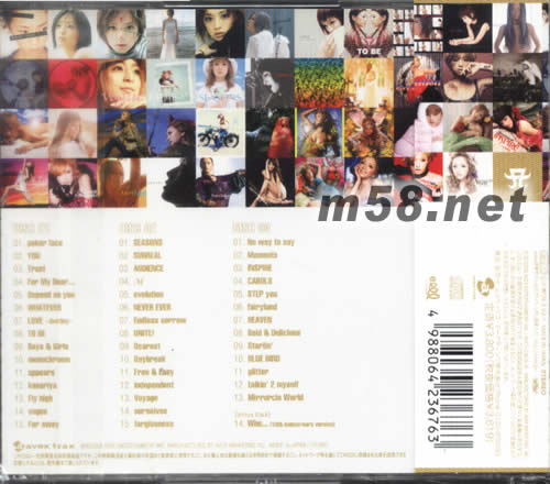 A Complete ALL SINGLES(3CD日本版)專輯背面圖片