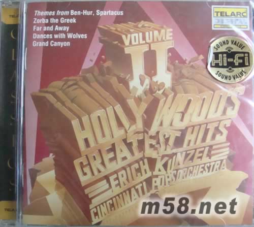 HOLLY WOODS GREATEST HITTS 好萊塢電影音樂(lè)精選第二輯專輯正面圖片