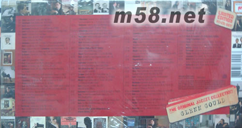 Glenn Gould Original Jacket Collection鋼琴大師的一生80CD大套裝套裝背面圖片