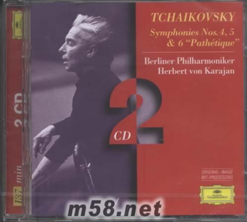 柴科夫斯基第四、六交響曲專輯正面圖片