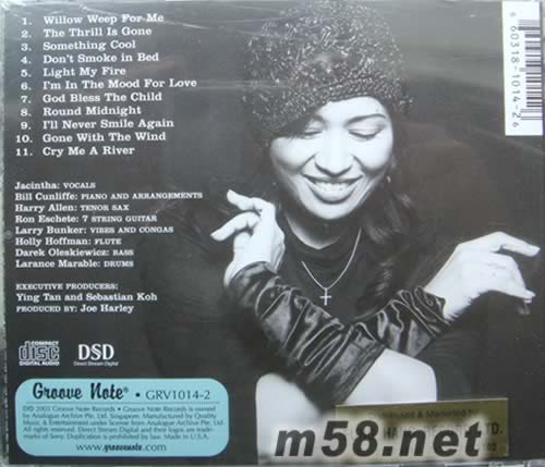 JACINTHA IS HER NAME DSD專輯背面圖片