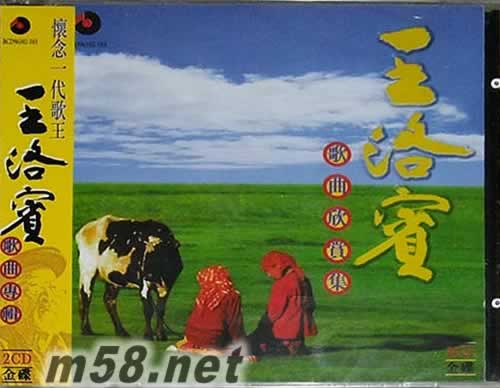 王洛賓歌曲欣賞集 金碟專輯正面圖片