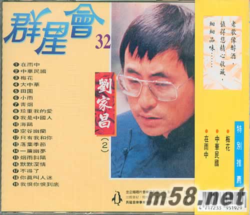 群星會32 劉家昌(2)專輯背面圖片