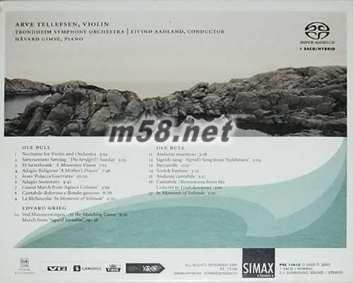 A NORWEGIAN PIONEER 挪威的故事專輯背面圖片