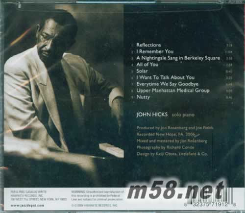 I Remember You專輯背面圖片