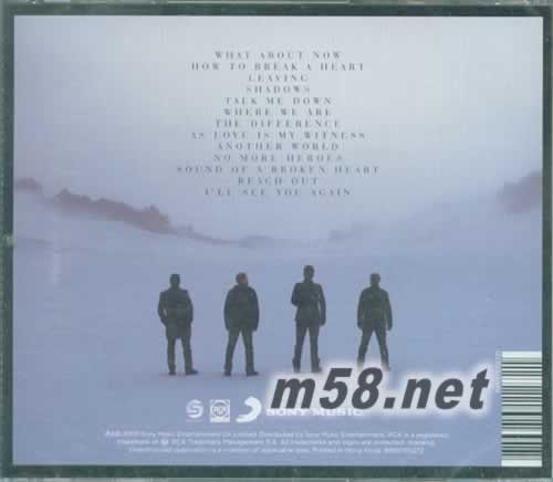 Where We Are 愛(ài)就在這里 CD+海報(bào) 香港版專輯背面圖片