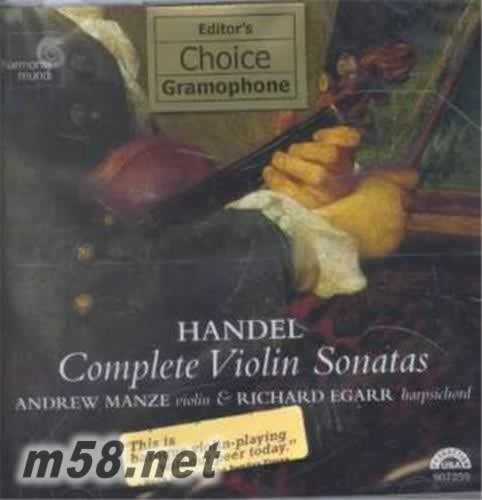 Handel: Complete Violin Sonatas 韓德爾:小提琴奏鳴曲全集專輯正面圖片