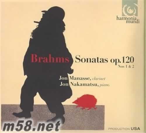 Brahms: Clarinet Sonatas Op.120 布拉姆斯:單簧管奏鳴曲op.120專輯正面圖片