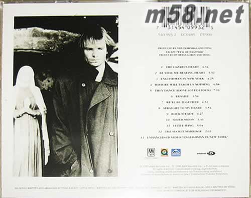 NOTHING LIKE THE SUN專輯背面圖片