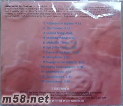 AFTERNOON IN SEDONA 桑多納的午后 新世紀純音樂專輯背面圖片