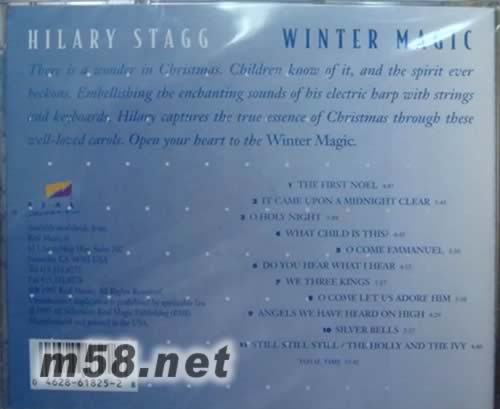 豎琴圣誕曲 冬之魔幻Winter Magic 新世紀(jì)純音樂專輯背面圖片