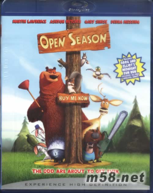 OPEN SEASON 狩獵的季節(jié) 叢林大反攻(藍(lán)光DVD)專輯正面圖片