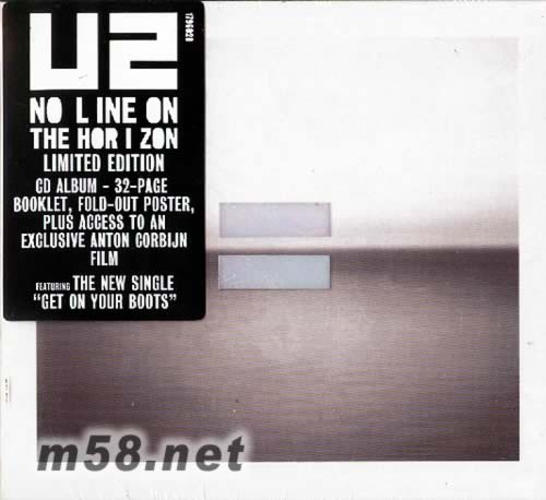消失的地平線 No Line On The Horizon CD+寫真+海報限量版專輯正面圖片