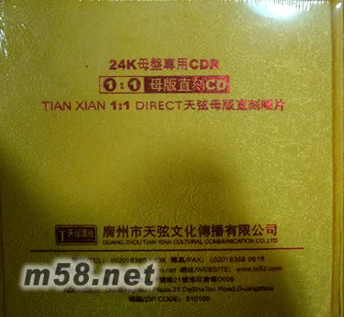 金色慶典 1:1 直刻碟專輯背面圖片