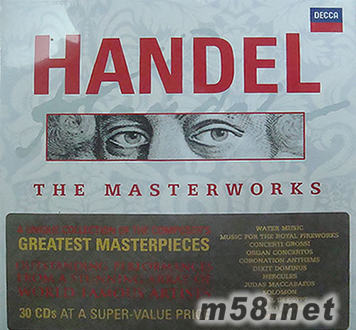 The Masterworks 杰作 30CD專輯正面圖片