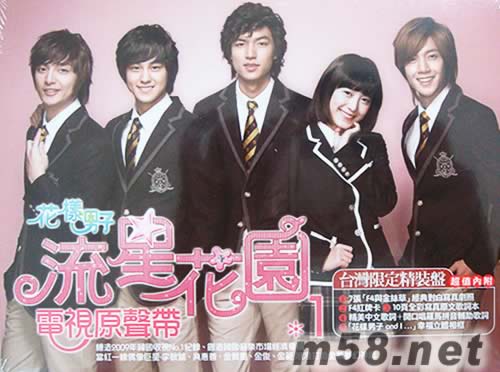 韓版流星花園 電視原聲帶 臺灣限定盤專輯正面圖片