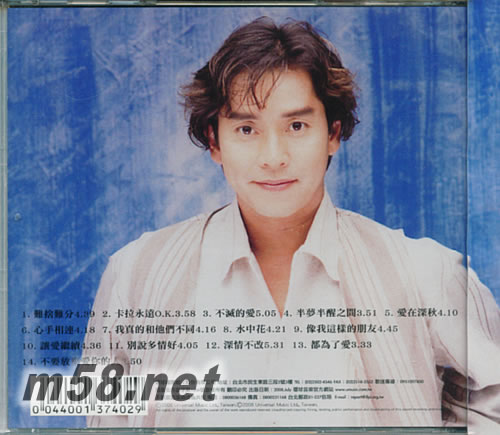 傳奇經典專輯背面圖片