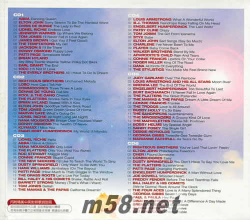 美麗時(shí)光專輯背面圖片